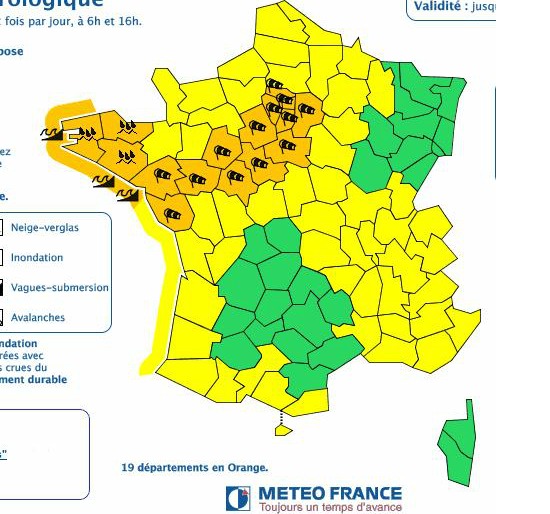paris méteo alerte vigilance orange