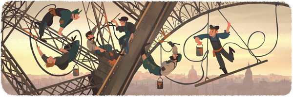 Tour Eiffel Google Doodle