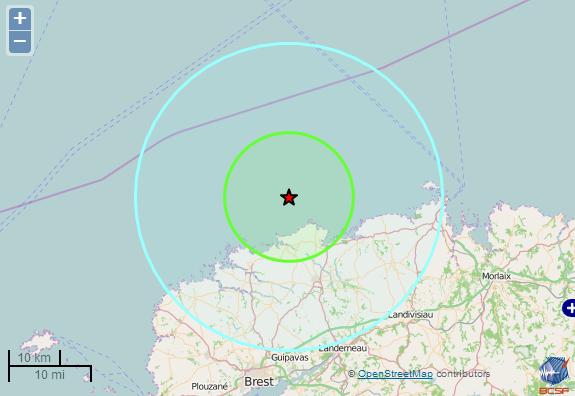 Tremblement de terre nord Brest