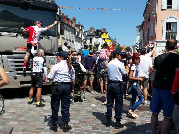 police tour de France