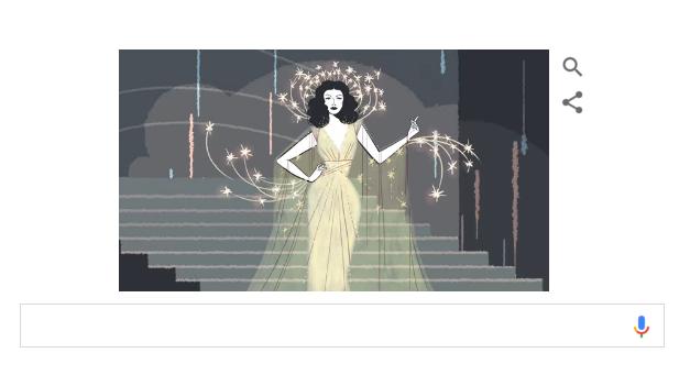 Hedy Lamarr un parcours extraordinaire mis en avant par Google