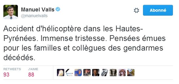 Mort de 4 gendarmes dans les Pyr&eacute;n&eacute;es. hommages