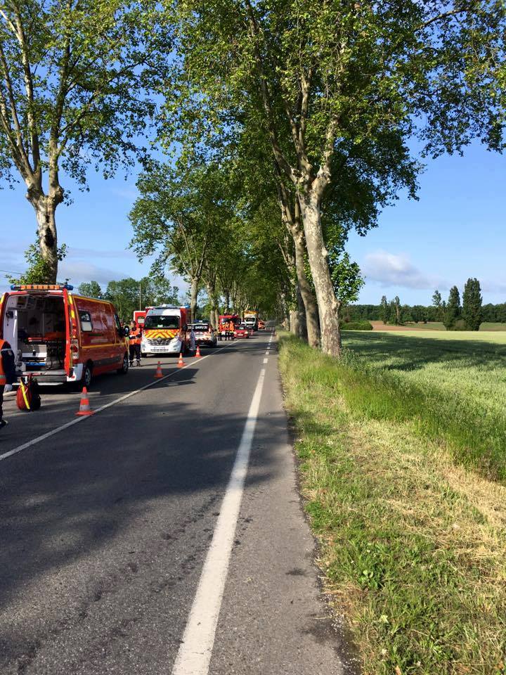 Un mort dans un accident de la route au nord de Toulouse Un mort dans un accident de la route au nord de Toulouse