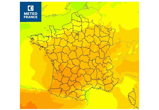 week end du 15 août. chaleur à Toulouse et jusqu'à 37 degrés dans le sud ouest week end du 15 août. chaleur à Toulouse et jusqu'à 37 degrés dans le sud ouest