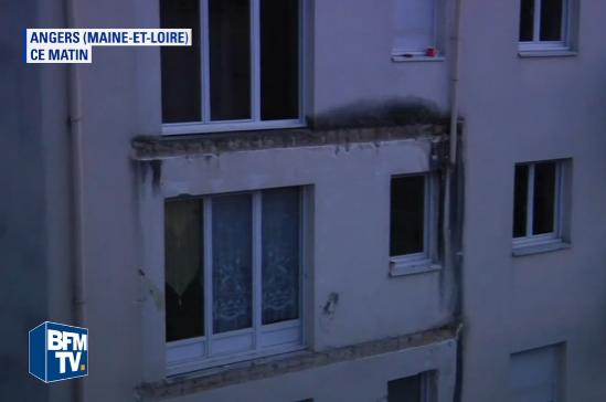 Angers - enquête ouverte après l'effondrement d'un balcon qui a coûté la vie à 4 personnes