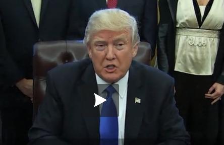 Le d&eacute;cret anti-r&eacute;fugi&eacute;s "fonctionne tr&egrave;s bien" selon Donald Trump