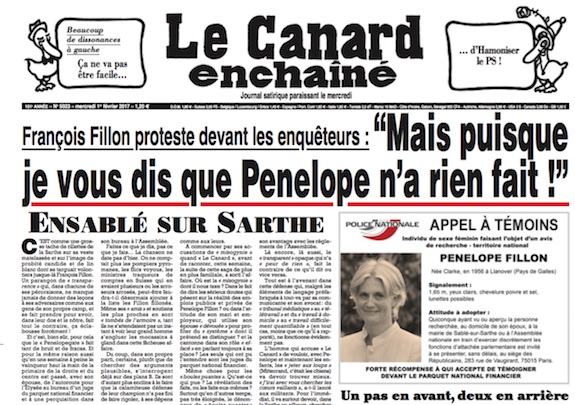Pénélope Fillon aurait touché 900 000 euros pour deux emplois 