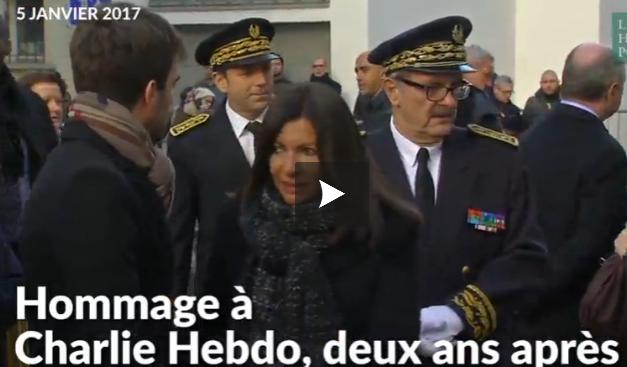Paris. Hommage aux victimes des attentats de Charlie Hebdo et de l'Hyper Casher