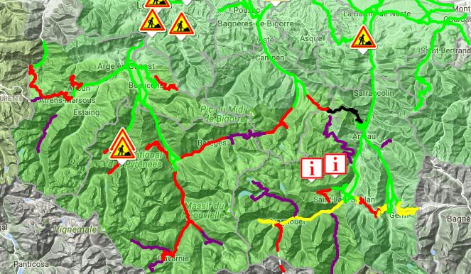 neige. comment s'informer sur l'état des routes dans la région neige. comment s'informer sur l'état des routes dans la région