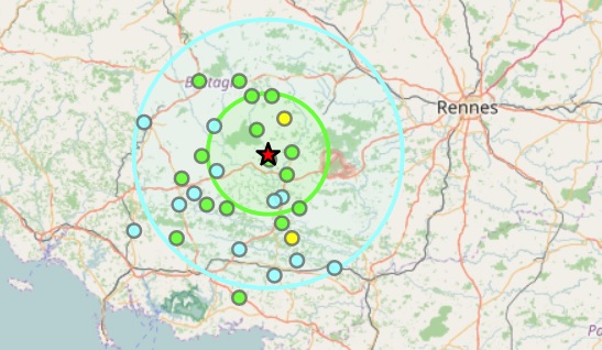 tremblement terre Rennes