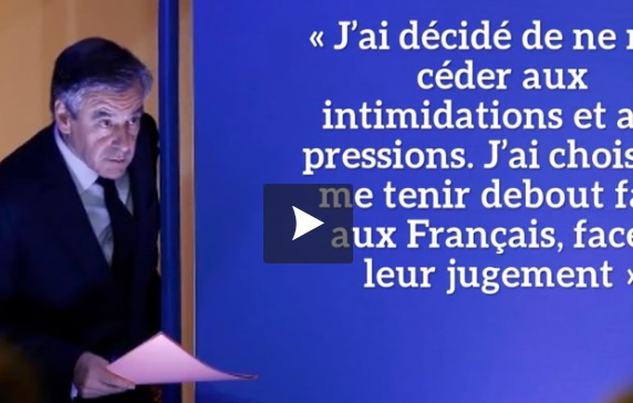 &laquo; Penelope gate &raquo; : Fran&ccedil;ois Fillon &eacute;crit aux Fran&ccedil;ais pour donner &laquo; sa v&eacute;rit&eacute; &raquo;