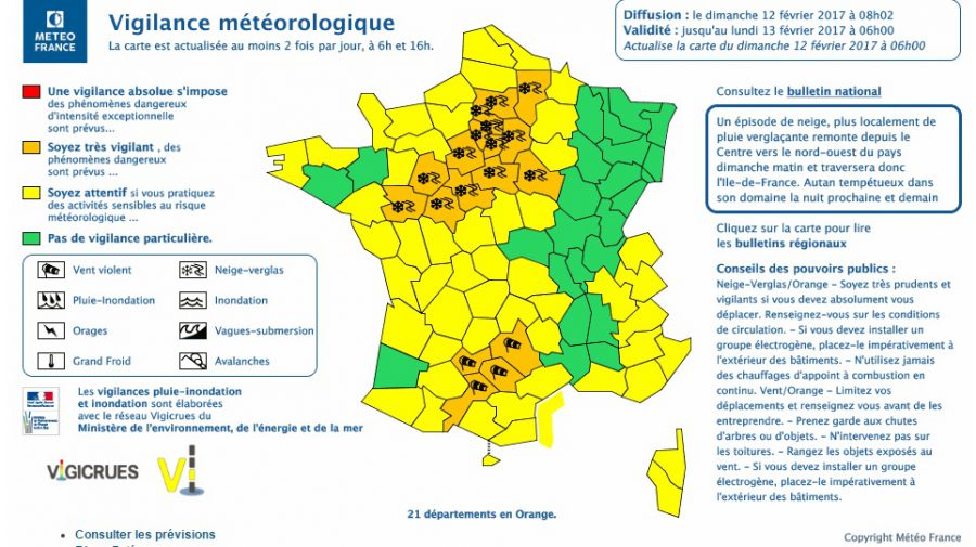 Vents violents sur Toulouse. La Haute Garonne en alerte météo vigilance orange