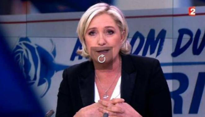 Marine Le Pen en congé de la présidence du FN