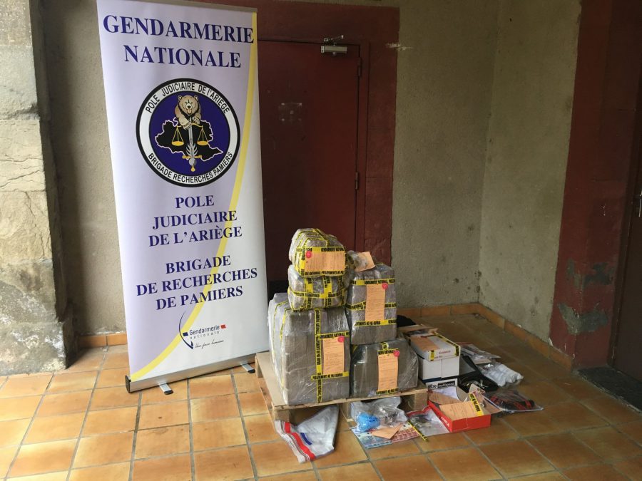 130 kilos de drogue et des armes saisies en Ariège