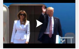 Trump est arrivé sur le terrain du conflit israélo-palestinien Trump est arrivé sur le terrain du conflit israélo-palestinien
