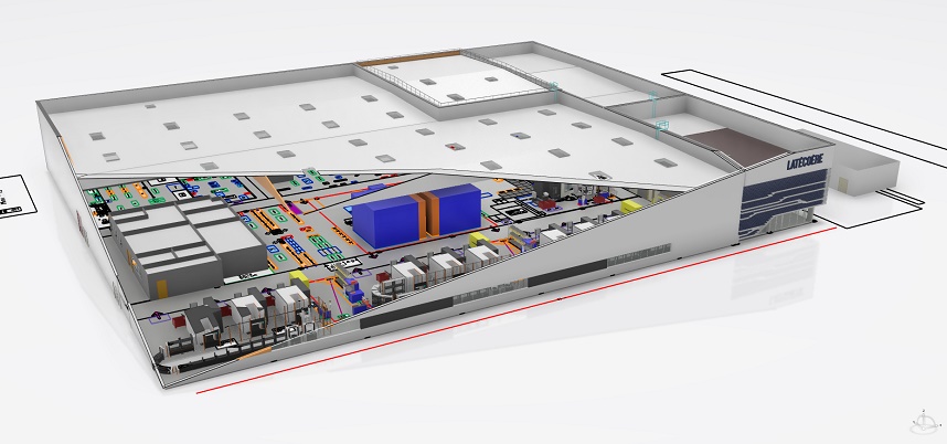 Aéronautique. la nouvelle Usine Latécoère en construction à Toulouse Aéronautique. la nouvelle Usine Latécoère en construction à Toulouse
