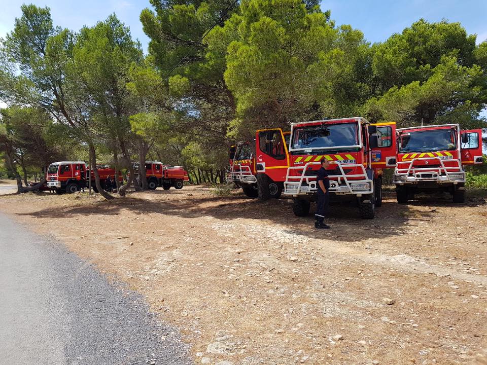 Les pompiers de la région en renfort dans le Var et le Vaucluse Les pompiers de la région en renfort dans le Var et le Vaucluse