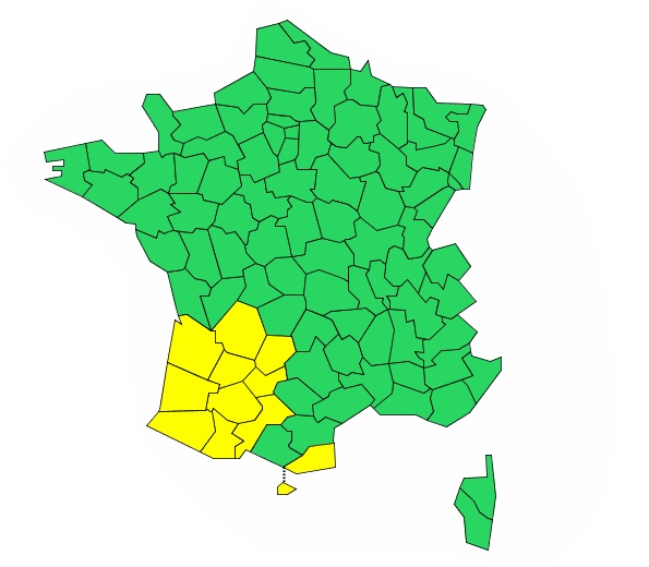 Orages. les Hautes Pyrénées, le Gers et la Haute Garonne en alerte Orages. les Hautes Pyrénées, le Gers et la Haute Garonne en alerte
