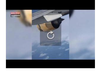 Un Airbus 380 atterrit en urgence, les dégâts filmés Un Airbus 380 atterrit en urgence, les dégâts filmés