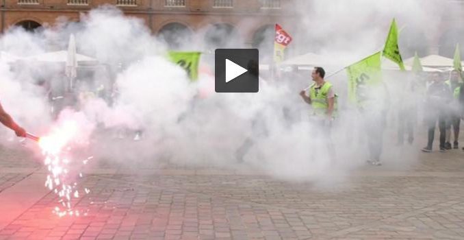 SNCF. les grévistes ont manifesté à Toulouse SNCF. les grévistes ont manifesté à Toulouse