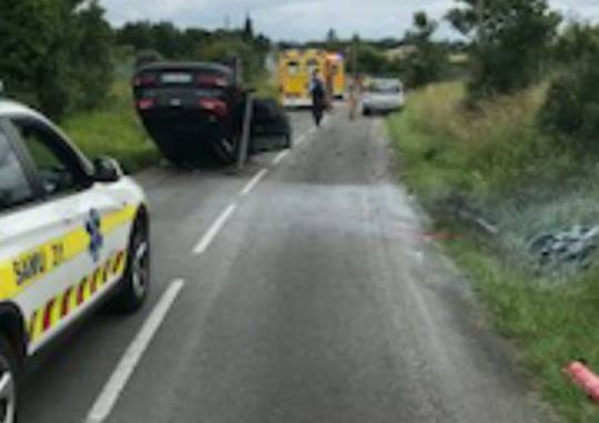 Accident de la route à Léguevin un motard projeté à 45 mètres Accident de la route à Léguevin un motard projeté à 45 mètres