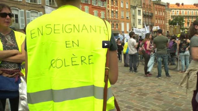 Toulouse. la colère des enseignants et des parents d'élèves des écoles primaire et élémentaire Toulouse. la colère des enseignants et des parents d'élèves des écoles primaire et élémentaire