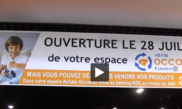 Leclerc Roques lance un nouveau concept avec des objets d'occasion Leclerc Roques lance un nouveau concept avec des objets d'occasion