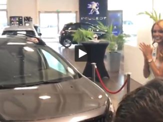 Peugeot offre une voiture à Maëva Coucke Miss France 2018