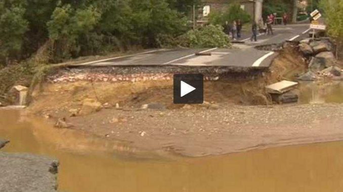 Inondations dans l'Aude. Macron promet 80 millions d'euros Inondations dans l'Aude. Macron promet 80 millions d'euros
