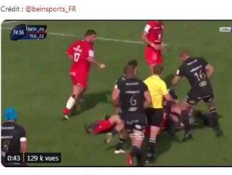 La vidéo de Médard sauvant un essai lors de Bath Stade Toulousain fait un méga buzz