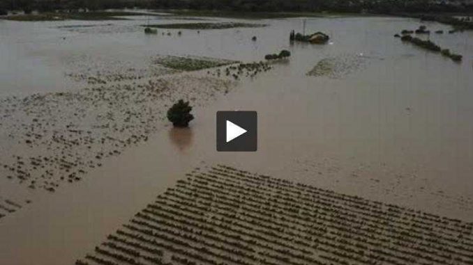 Les images des inondations dans l'Aude vues par drone Les images des inondations dans l'Aude vues par drone