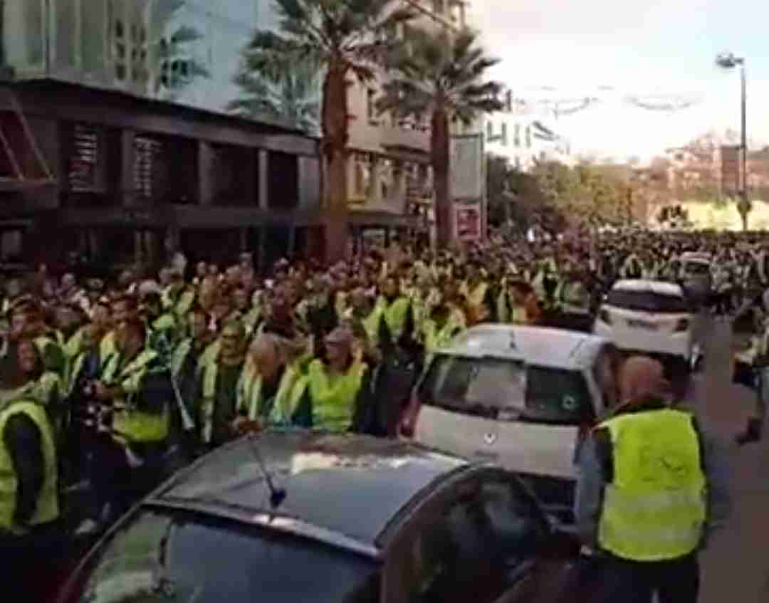 Importante mobilisation des Gilets jaunes à Tarbes