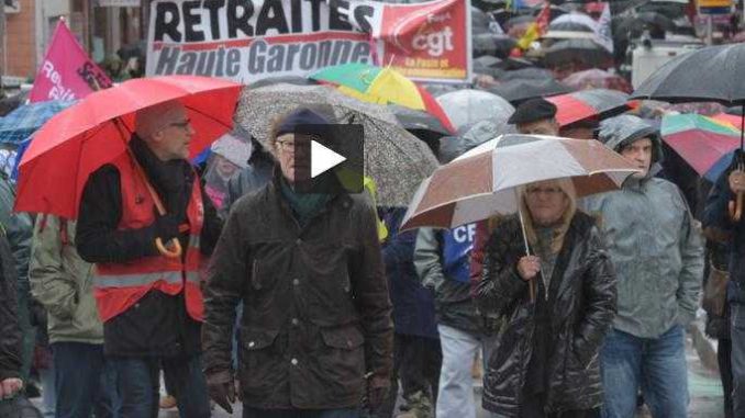 Manifestation des retraités à Toulouse Manifestation des retraités à Toulouse