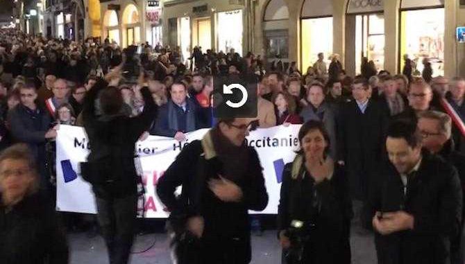 Forte mobilisation contre l'antisémitisme à Toulouse Forte mobilisation contre l'antisémitisme à Toulouse