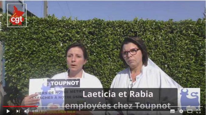 Les 76 salariés de Toupnot Lourdes craignent pour leurs emplois Les 76 salariés de Toupnot Lourdes craignent pour leurs emplois