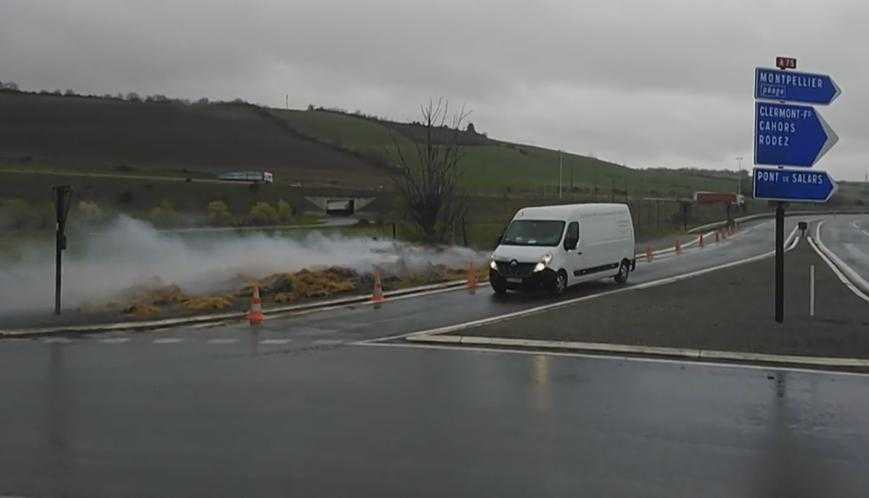 Millau. la cabane des Gilets Jaunes détruite dans un incendie