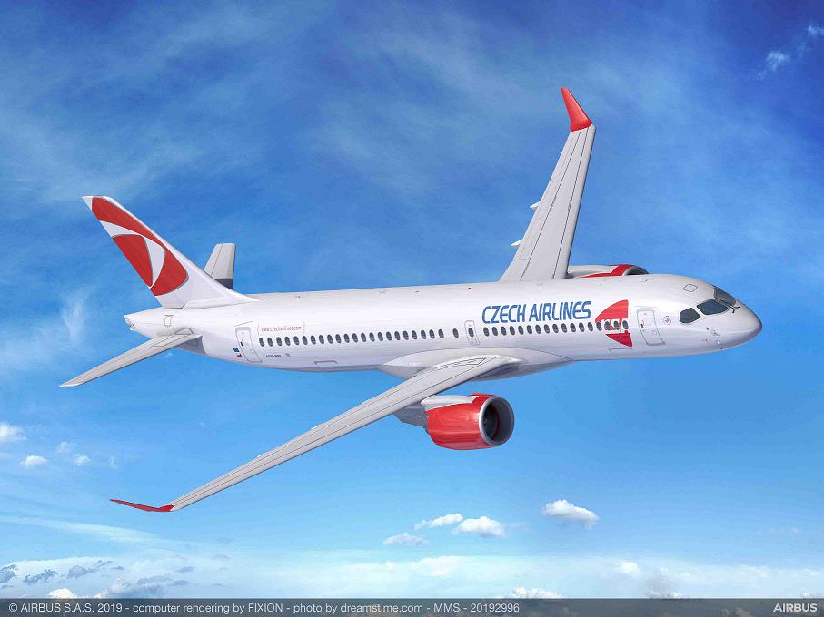Czech Airlines commande 4 Airbus A220 Czech Airlines commande 4 Airbus A220