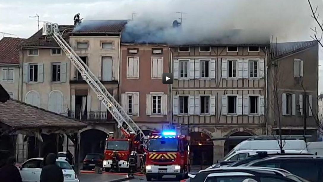 Incendie dans une boulangerie à Revel