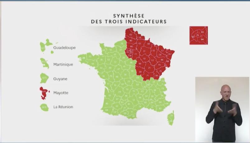 France déconfinement rouge vert