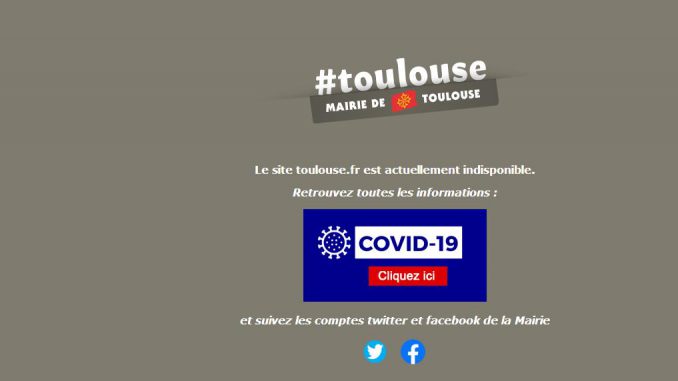Le site internet de la mairie de Toulouse hacké (piraté) Le site internet de la mairie de Toulouse hacké (piraté)